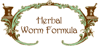 Herbal Wormer, Herbal Wormers, Herbal Worm Formula, Natural Wormer